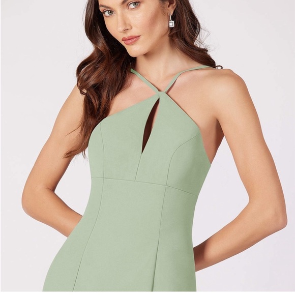 Azazie Bridesmaid Dress - Dusty Sage, Size 10 - Picture 3 of 3